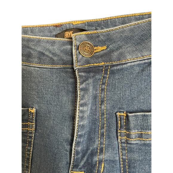 Frye Wide Leg Jeans Medium Wash Size 26 Great Condition - Picture 3 of 7
